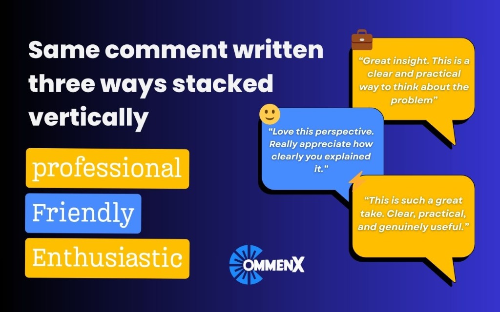 CommenX Tone Selection